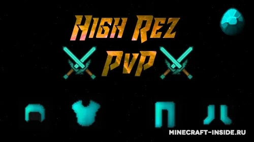 High Rez PvP — Minecraft resurs pak, rasm 1