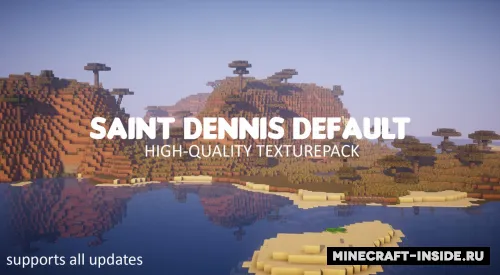 Saint Dennis Default — Minecraft resurs pak, rasm 1