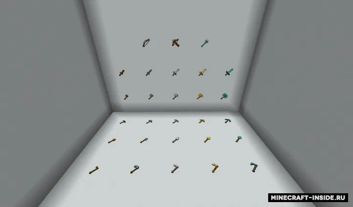 Pablo's Weapons and Tools Improvements — Minecraft resurs pak, rasm 2