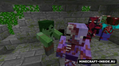 Resurspak - Ko'proq mob turlari — Minecraft resurs pak, rasm 1