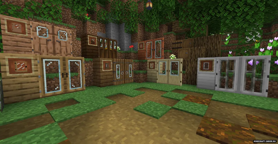 Glass Doors — Minecraft resurs pak, rasm 2