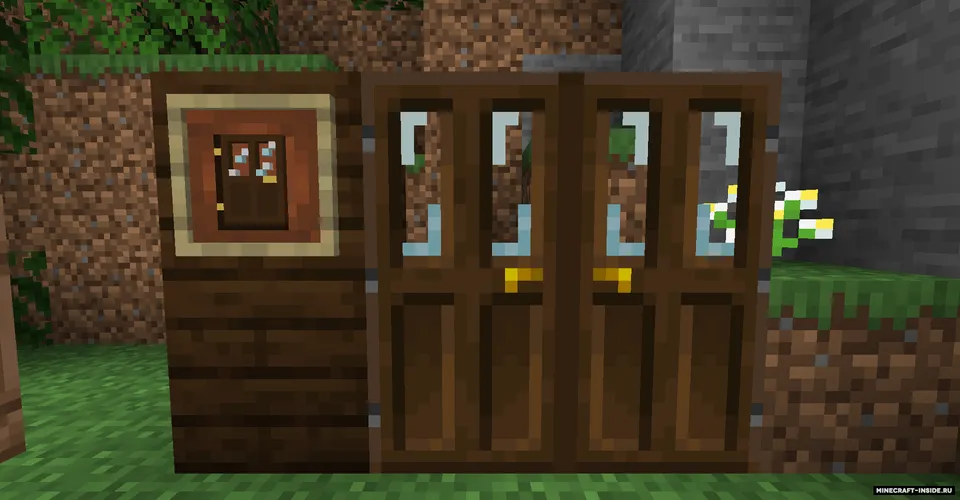 Glass Doors — Minecraft resurs pak, rasm 7