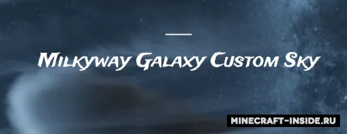 Milkyway Galaxy Night Sky — Minecraft resurs pak, rasm 1
