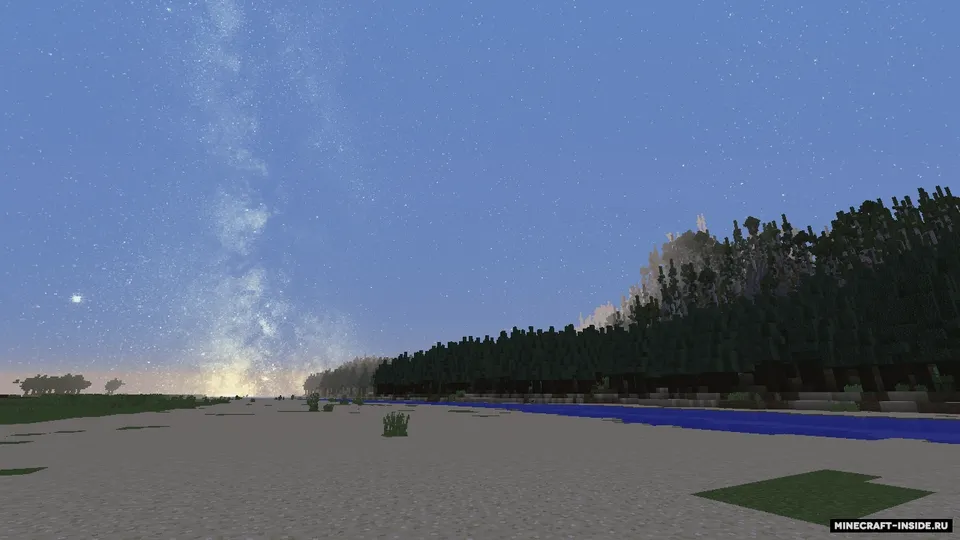 Milkyway Galaxy Night Sky — Minecraft resurs pak, rasm 3
