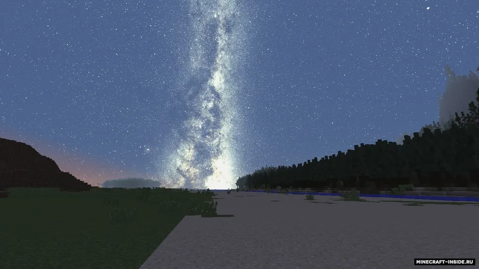 Milkyway Galaxy Night Sky — Minecraft resurs pak, rasm 4