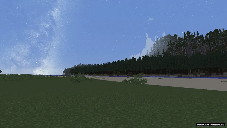 Milkyway Galaxy Night Sky — Minecraft resurs pak, rasm 5