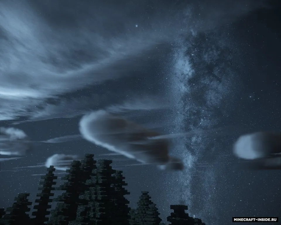 Milkyway Galaxy Night Sky — Minecraft resurs pak, rasm 6