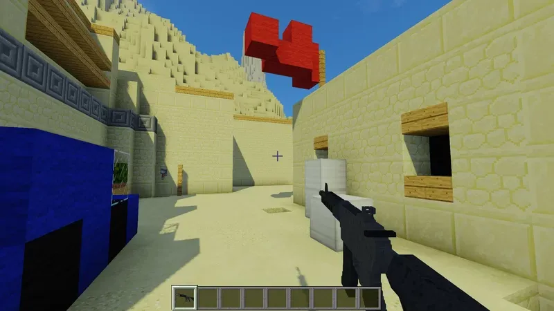 CS GO Content Pack port — Minecraft mod, rasm 3