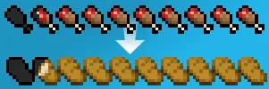 Bread Hunger Bar — Minecraft resurs pak, rasm 1