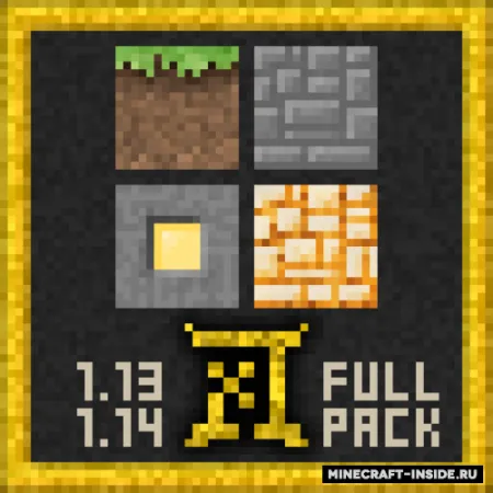 Squarelize Default — Minecraft resurs pak, rasm 1
