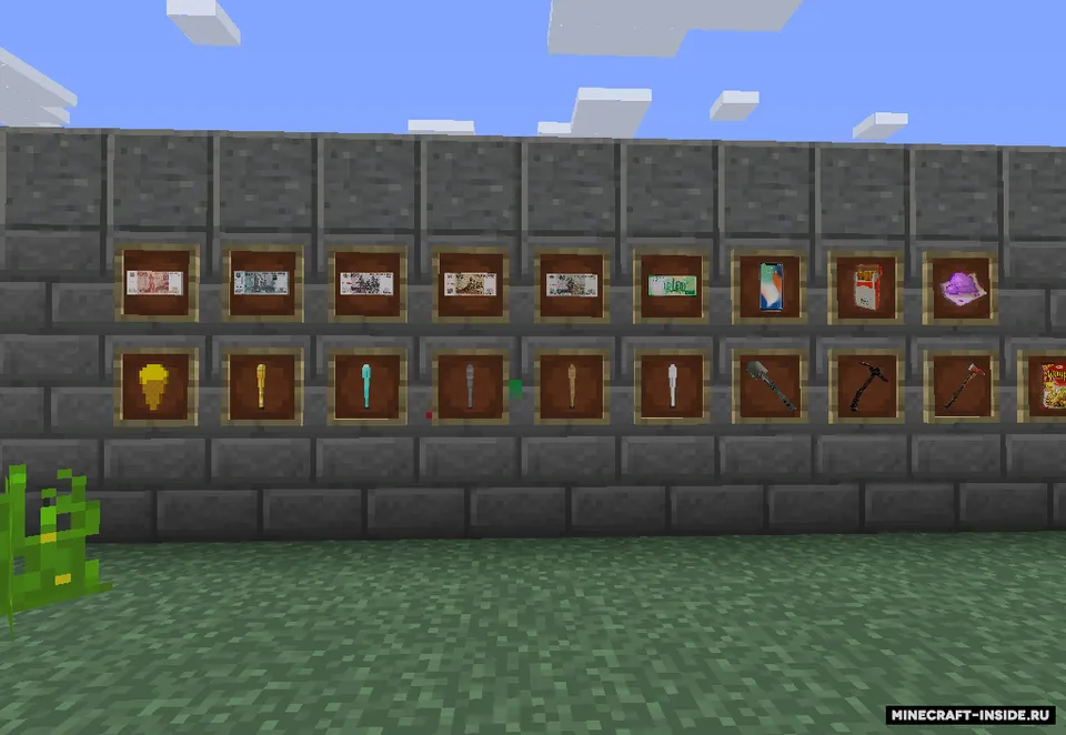"Bomj hayoti" rejimi uchun teksturalar — Minecraft resurs pak, rasm 5