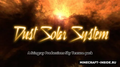 Dust Solar System — Minecraft resurs pak, rasm 1