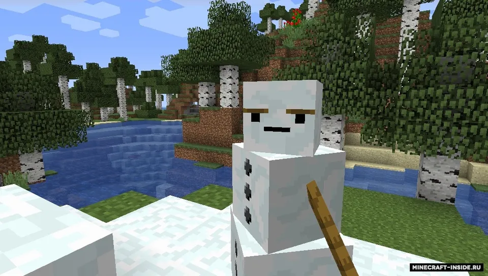 Random Snow Golem Faces — Minecraft resurs pak, rasm 4