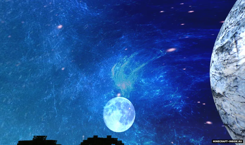 Blue Nebula Planetoid — Minecraft resurs pak, rasm 3