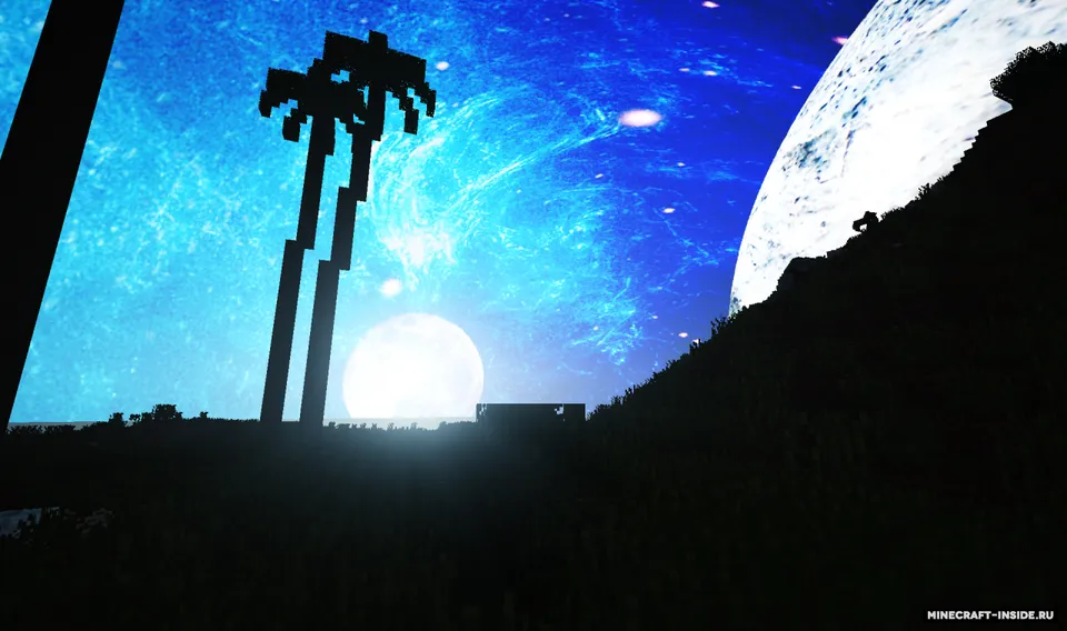 Blue Nebula Planetoid — Minecraft resurs pak, rasm 6