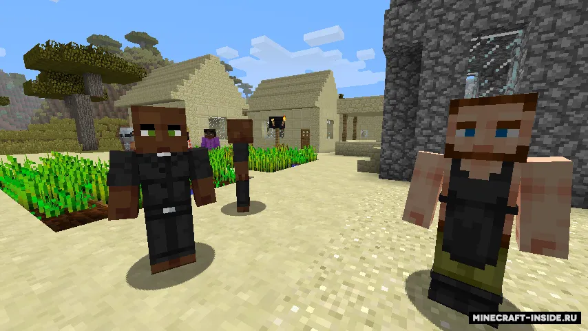 Player Villager Models — Minecraft resurs pak, rasm 2