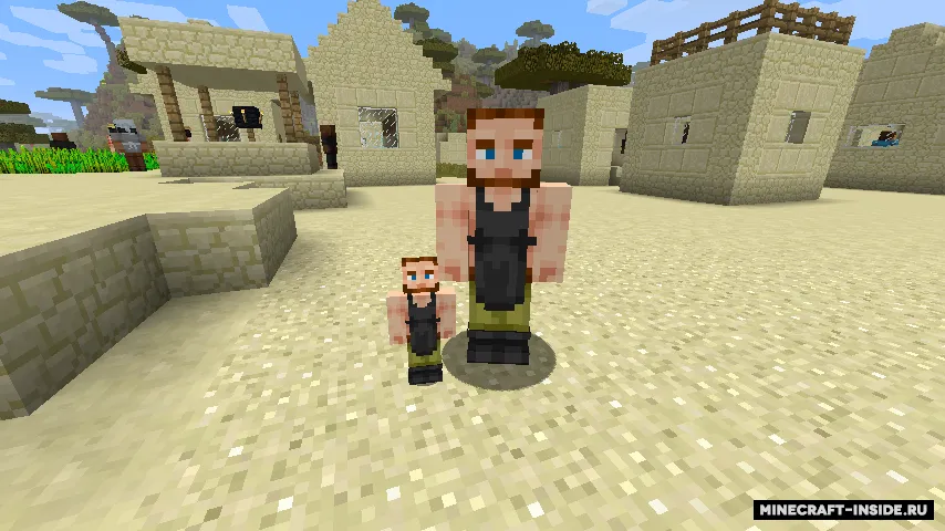 Player Villager Models — Minecraft resurs pak, rasm 3