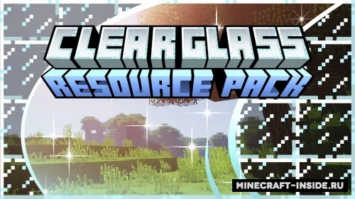 Clear Glass with Connected Textures — Minecraft resurs pak, rasm 1