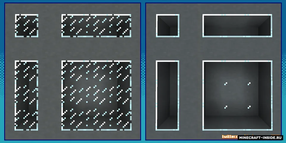 Clear Glass with Connected Textures — Minecraft resurs pak, rasm 3