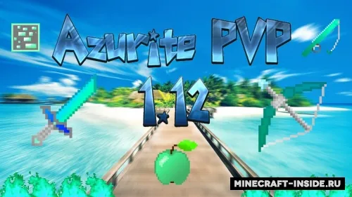 Azurite PVP — Minecraft resurs pak, rasm 1
