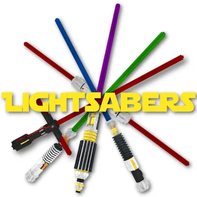 Glowing Lightsabers in 3D — Minecraft resurs pak, rasm 1