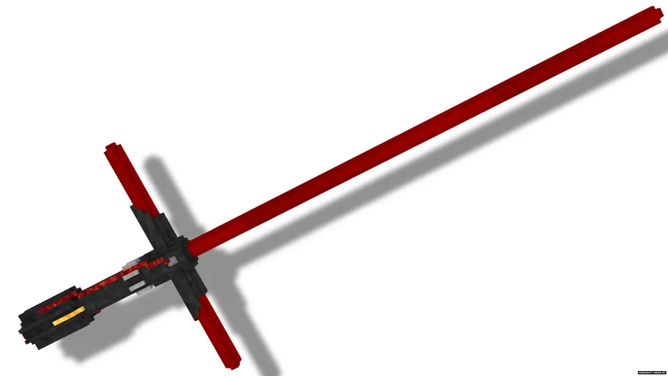 Glowing Lightsabers in 3D — Minecraft resurs pak, rasm 3