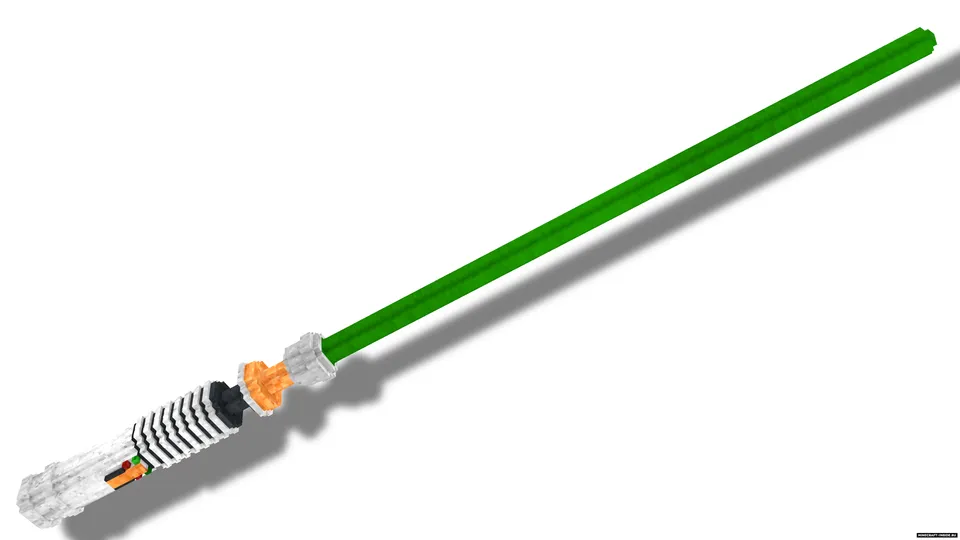 Glowing Lightsabers in 3D — Minecraft resurs pak, rasm 4