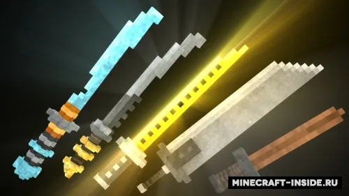 3D Swords Pack — Minecraft resurs pak, rasm 1