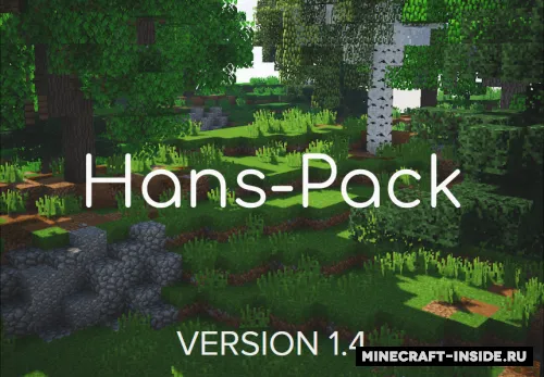 Hans-Pack — Minecraft resurs pak, rasm 1