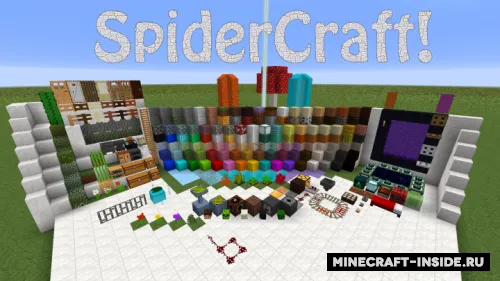SpiderCraft — Minecraft resurs pak, rasm 1