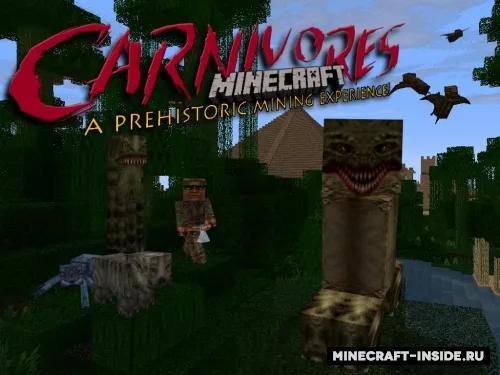 Carnivores — Minecraft resurs pak, rasm 1