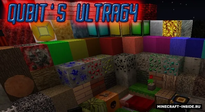 Qubit's Ultra64 — Minecraft resurs pak, rasm 3