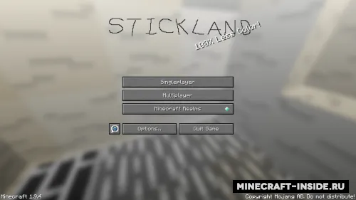 Stickland — Minecraft resurs pak, rasm 1