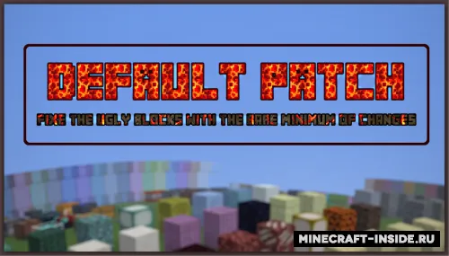 Default Patch — Minecraft resurs pak, rasm 1