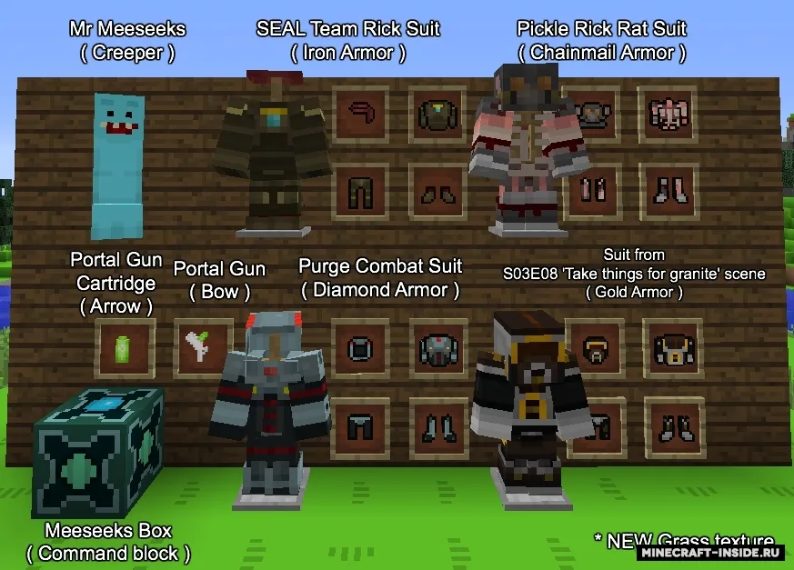 Rick and Morty — Minecraft resurs pak, rasm 5