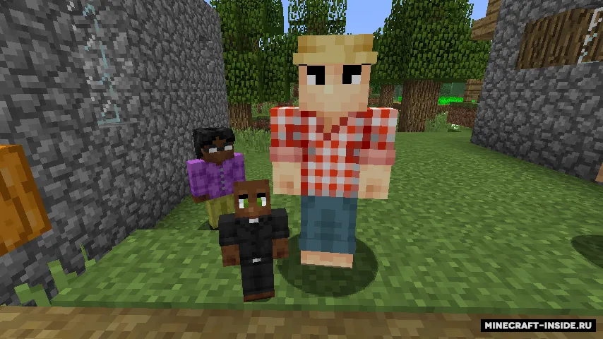 Player Villagers — Minecraft resurs pak, rasm 2