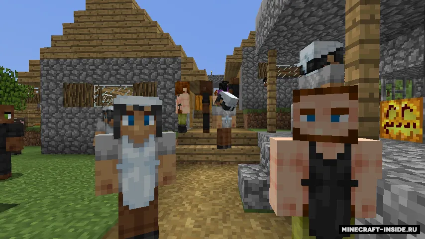 Player Villagers — Minecraft resurs pak, rasm 4