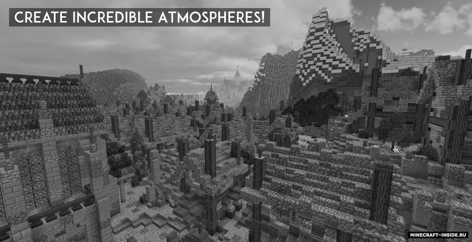 Monochrom — Minecraft resurs pak, rasm 3