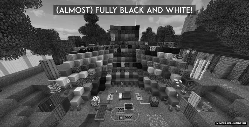 Monochrom — Minecraft resurs pak, rasm 8