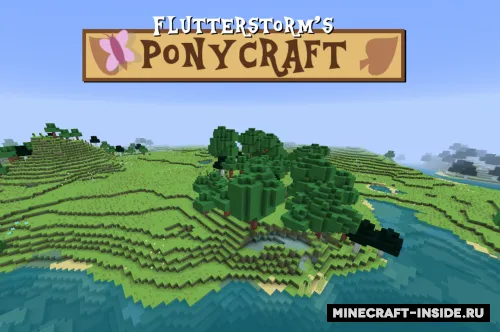 Flutterstorm’s PonyCraft — Minecraft resurs pak, rasm 1