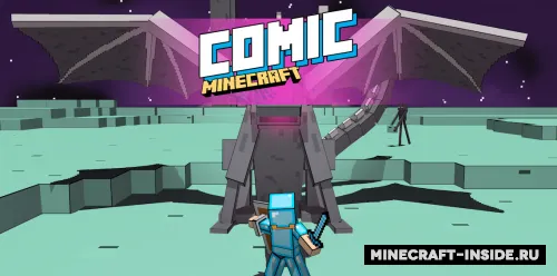 Comic Minecraft — Minecraft resurs pak, rasm 1