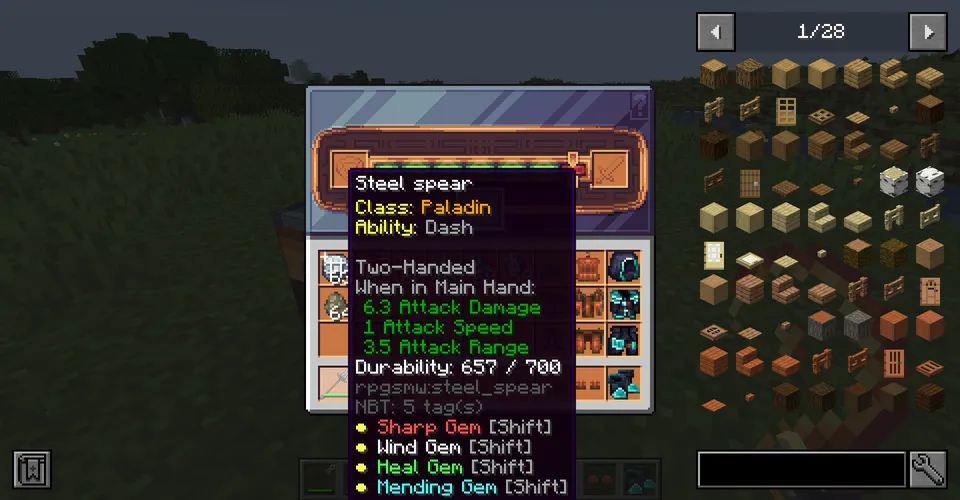 RPG Style More Gems — Minecraft mod, rasm 2