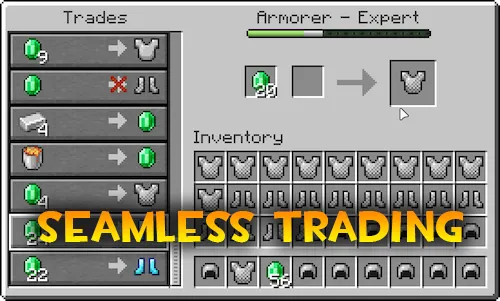 Seamless Trading — Minecraft mod, rasm 1