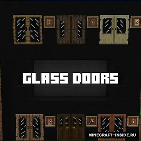 GlassDoors — Minecraft resurs pak, rasm 1
