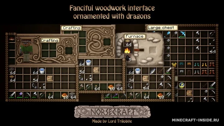 Lord Trilobite's Norsecraft — Minecraft resurs pak, rasm 3