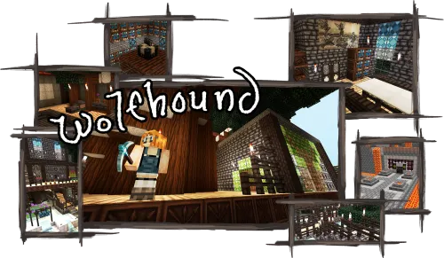 Wolfhound — Minecraft resurs pak, rasm 1