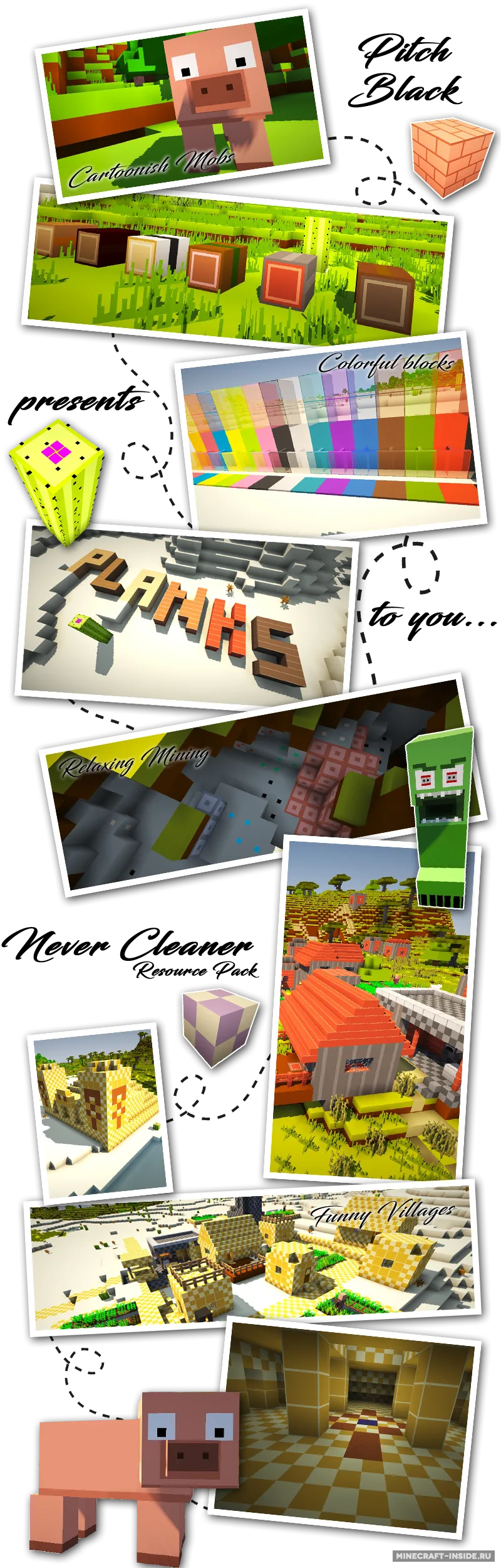 Never Cleaner — Minecraft resurs pak, rasm 1