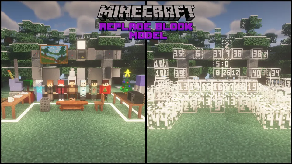 Replace Block Model (RBM) — Minecraft mod, rasm 3