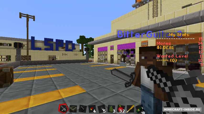MineTheftAuto — Minecraft resurs pak, rasm 2