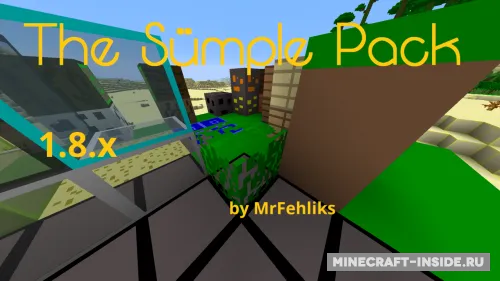 Sümple Pack — Minecraft resurs pak, rasm 1